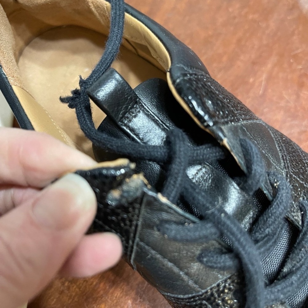 Vionic Black and Snake Print Sneakers - Picture 11 of 12